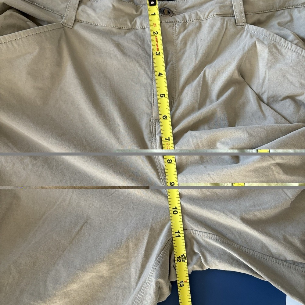 Patagonia Quandary Pants Gorpcore 18 Tan Hiking Granola Convertible Activewear - Picture 13 of 15